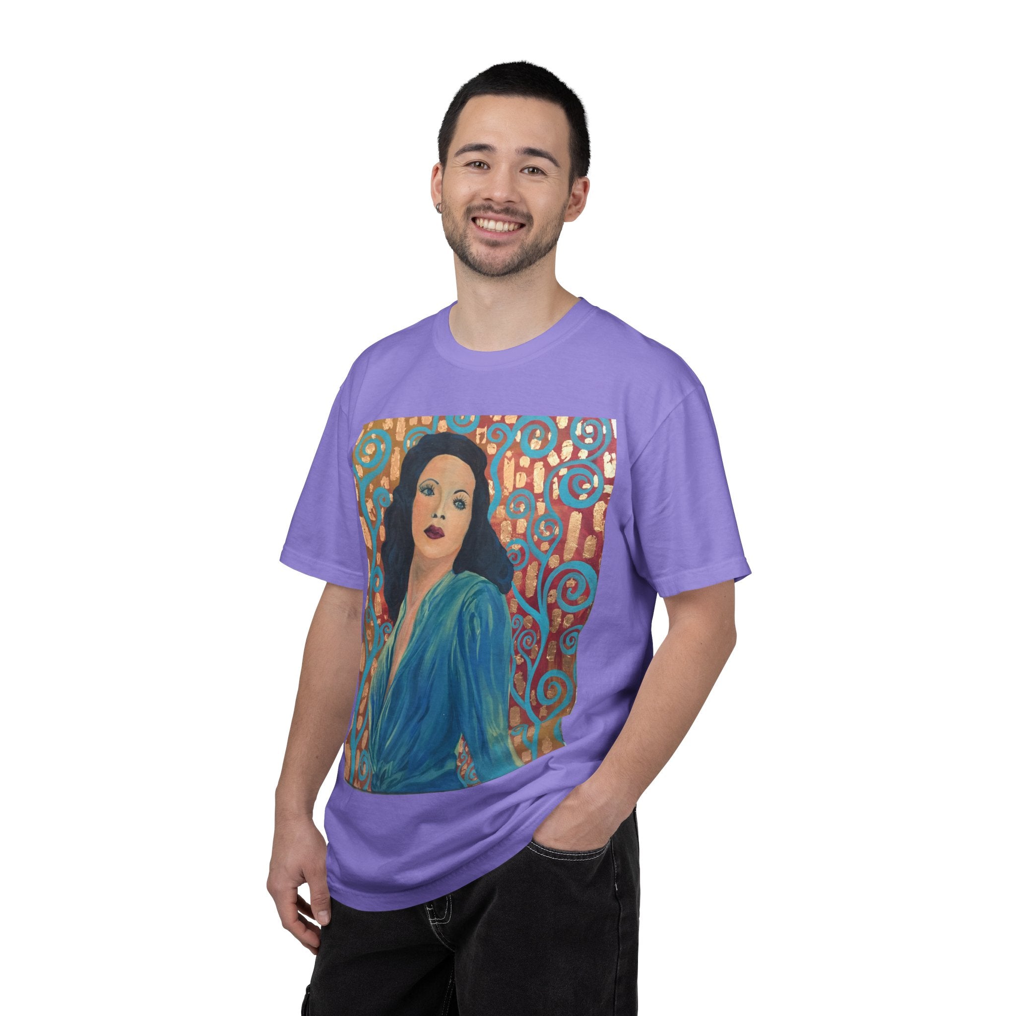 Gene Tierney Painted Portrait T-Shirt — Vintage Hollywood Art Tee