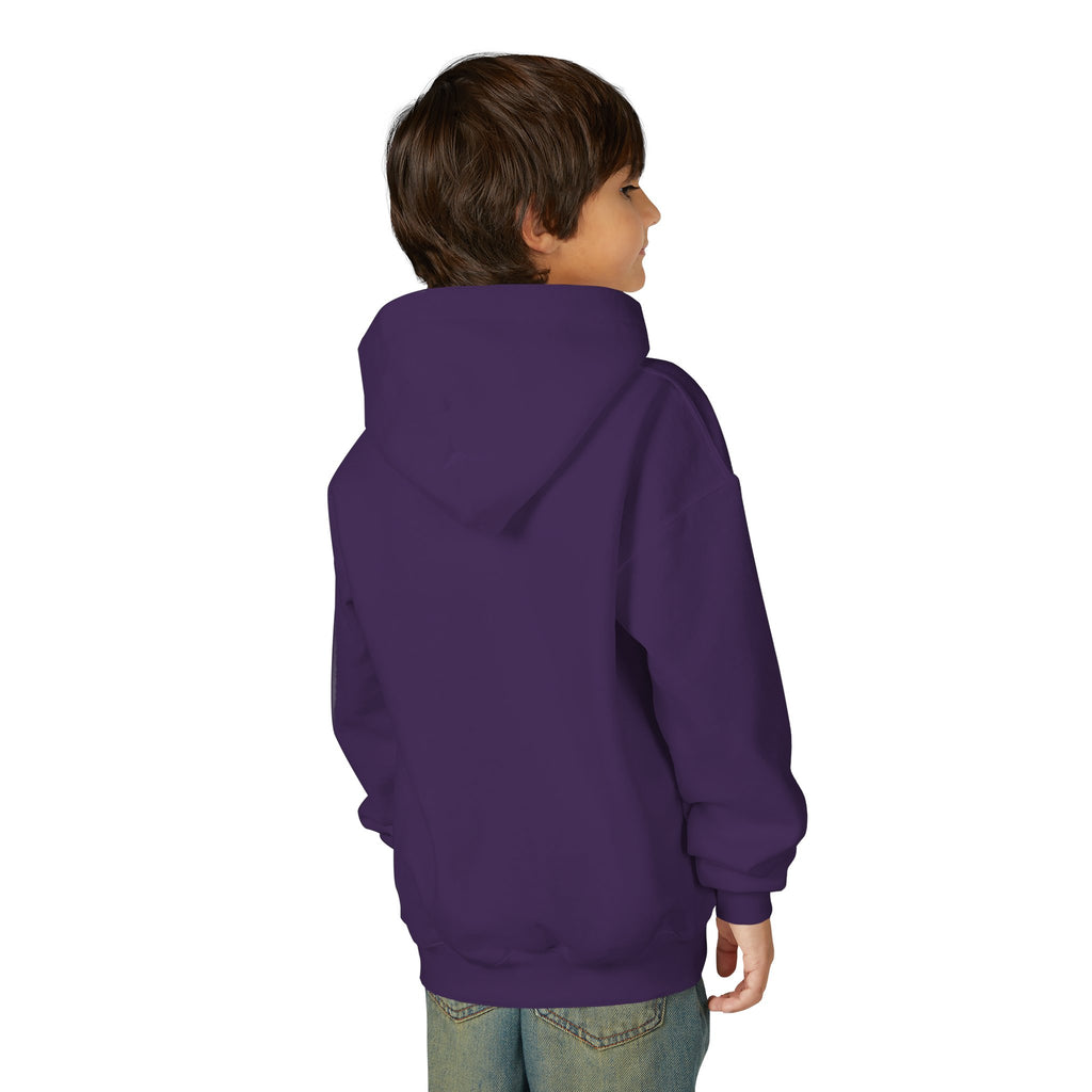 White Dog Portrait Hoodie —  Pullover for Kids