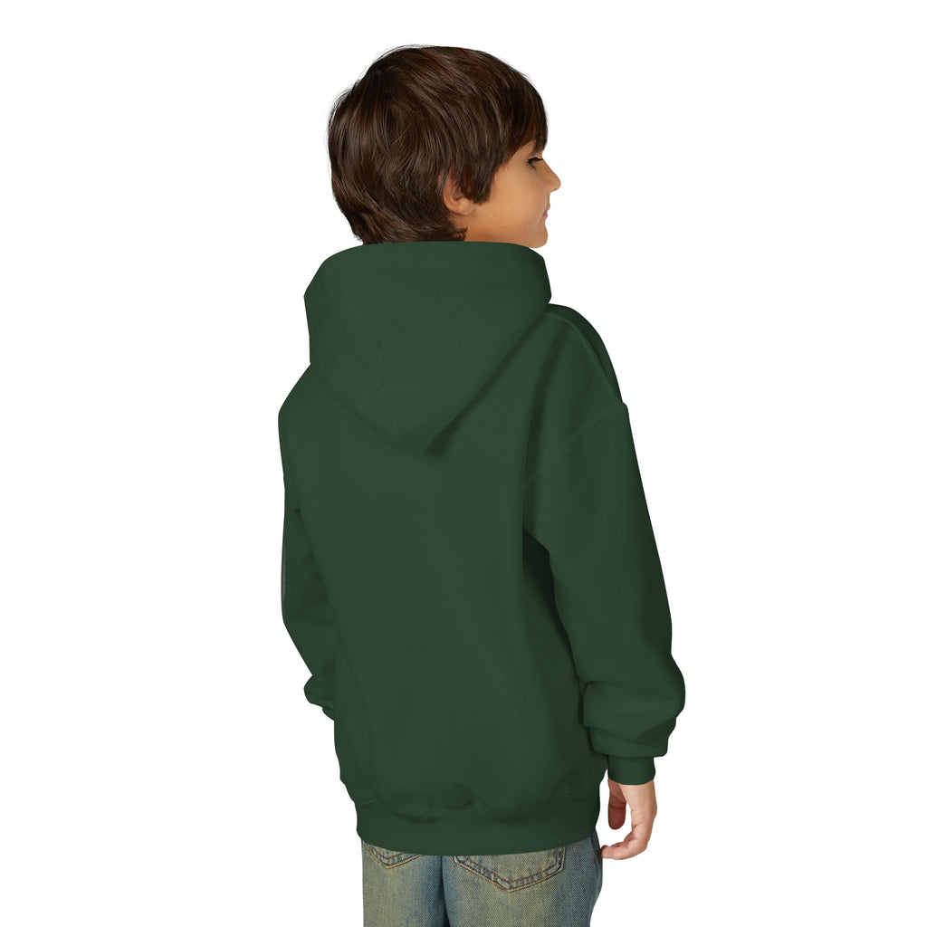 White Dog Portrait Hoodie —  Pullover for Kids