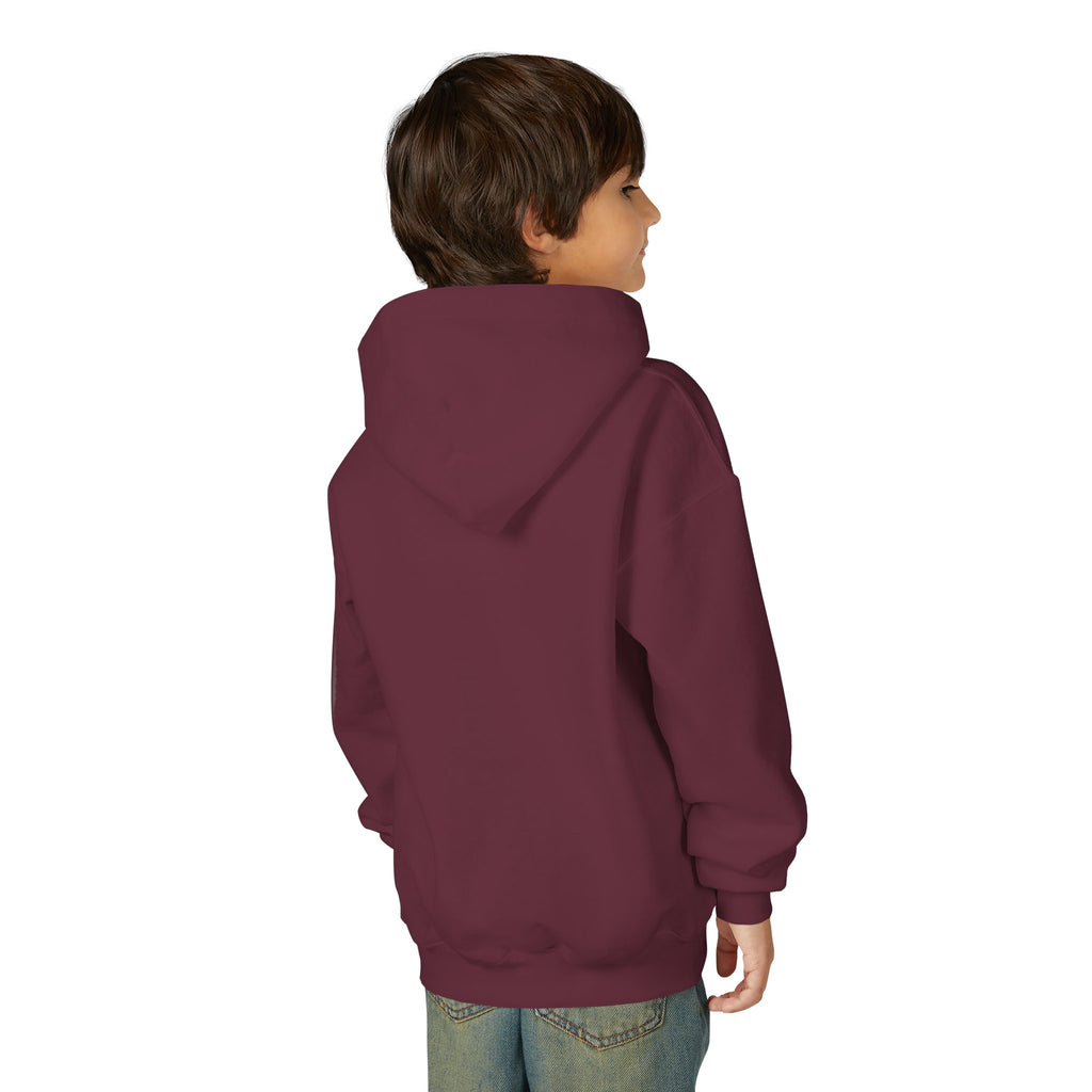 White Dog Portrait Hoodie —  Pullover for Kids