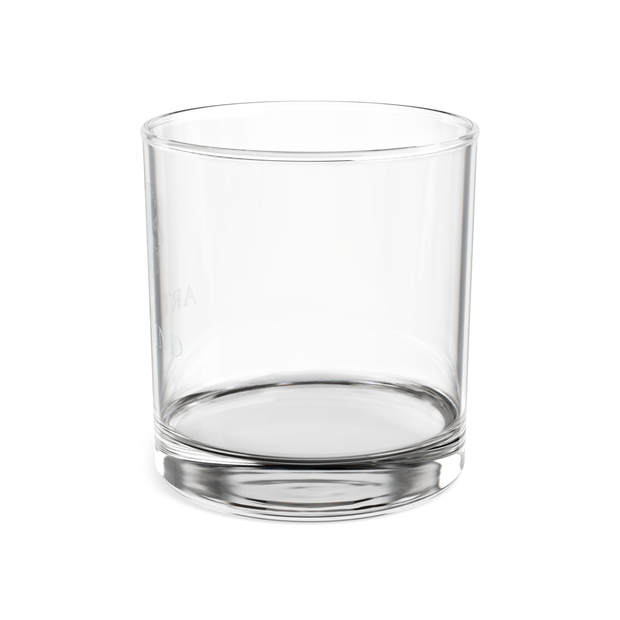 Art of Mind - Engraved Whiskey Glass 10.5oz — 'Art of Mind' Skull Design
