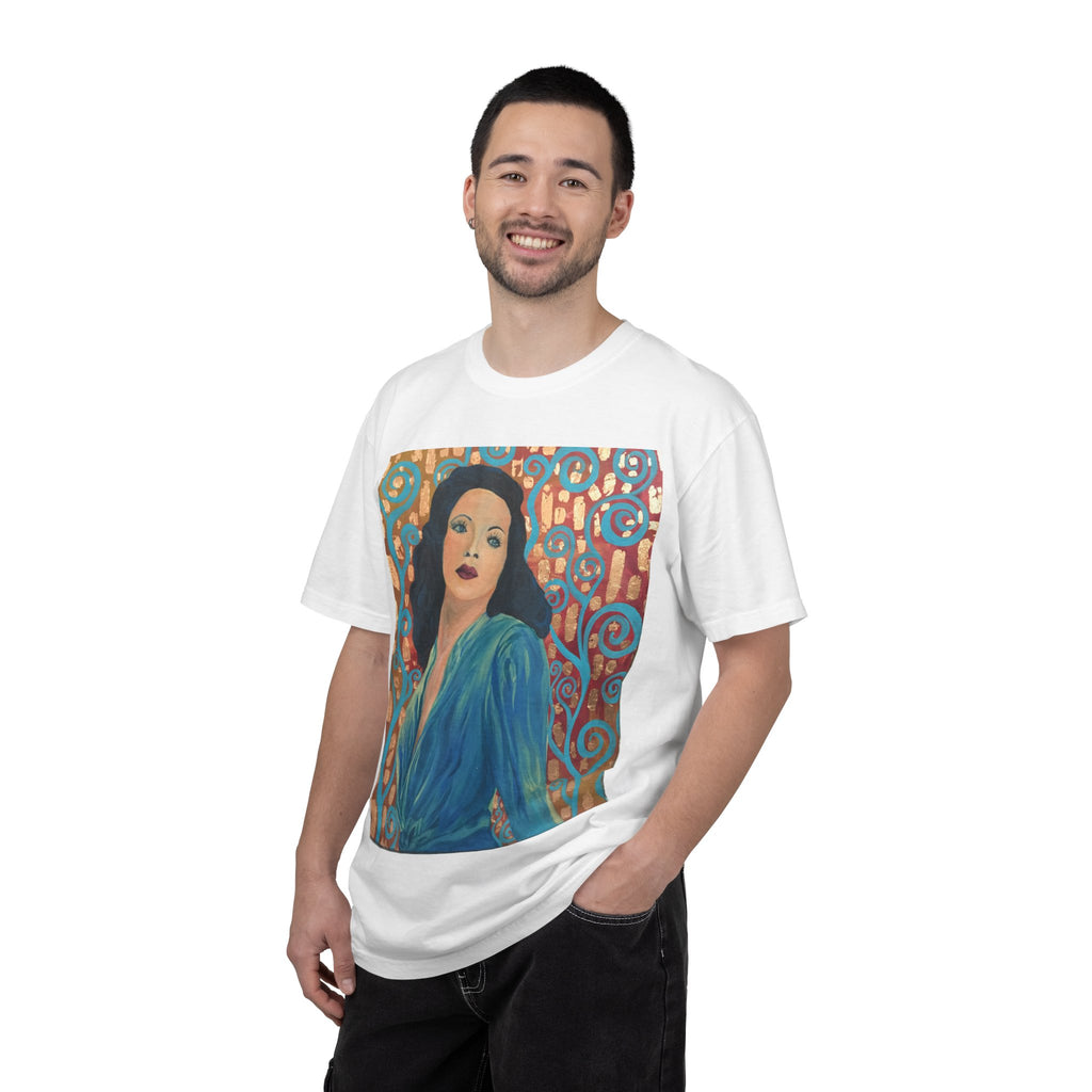 Gene Tierney Painted Portrait T-Shirt — Vintage Hollywood Art Tee