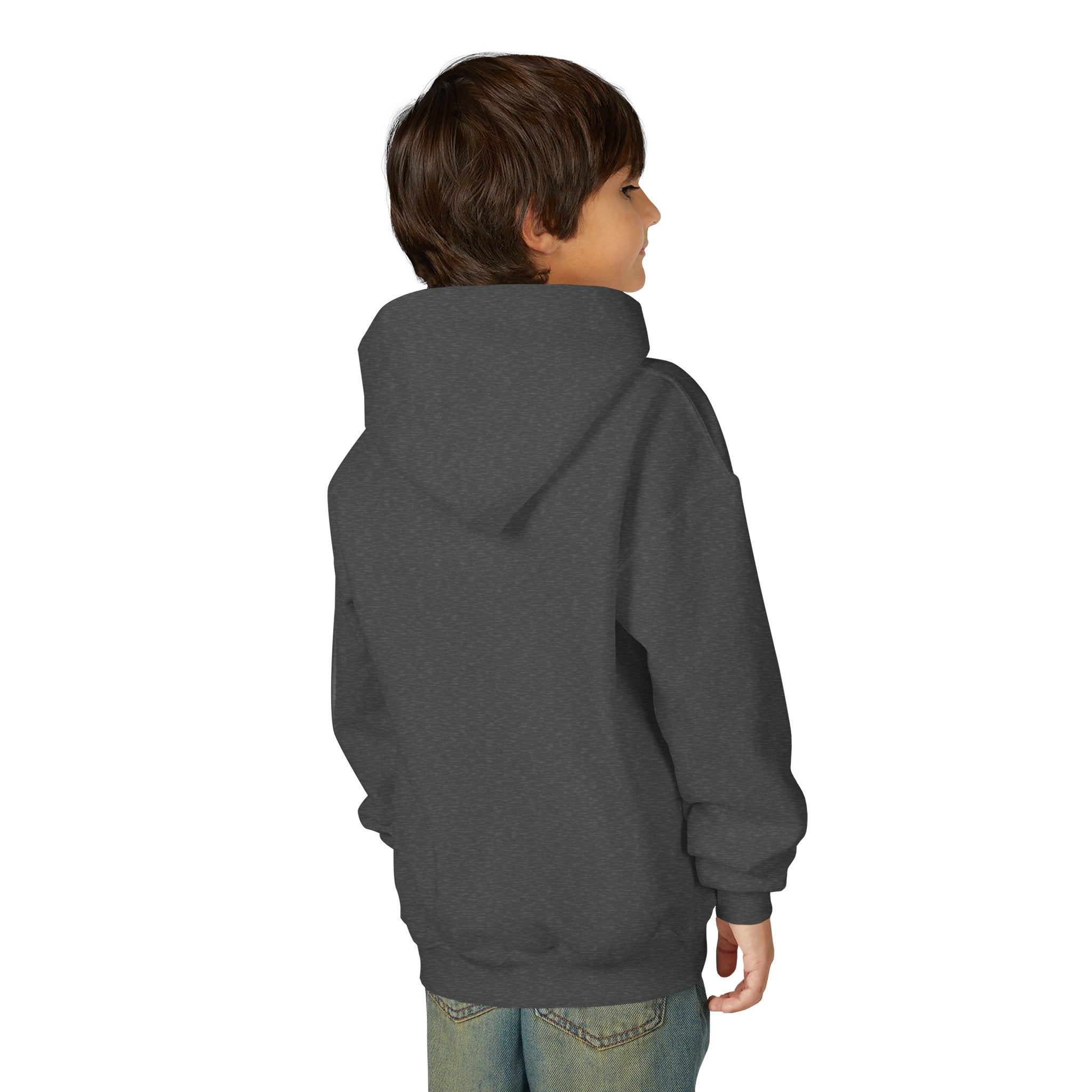 White Dog Portrait Hoodie —  Pullover for Kids