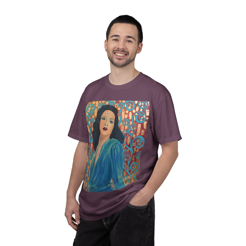 Gene Tierney Painted Portrait T-Shirt — Vintage Hollywood Art Tee