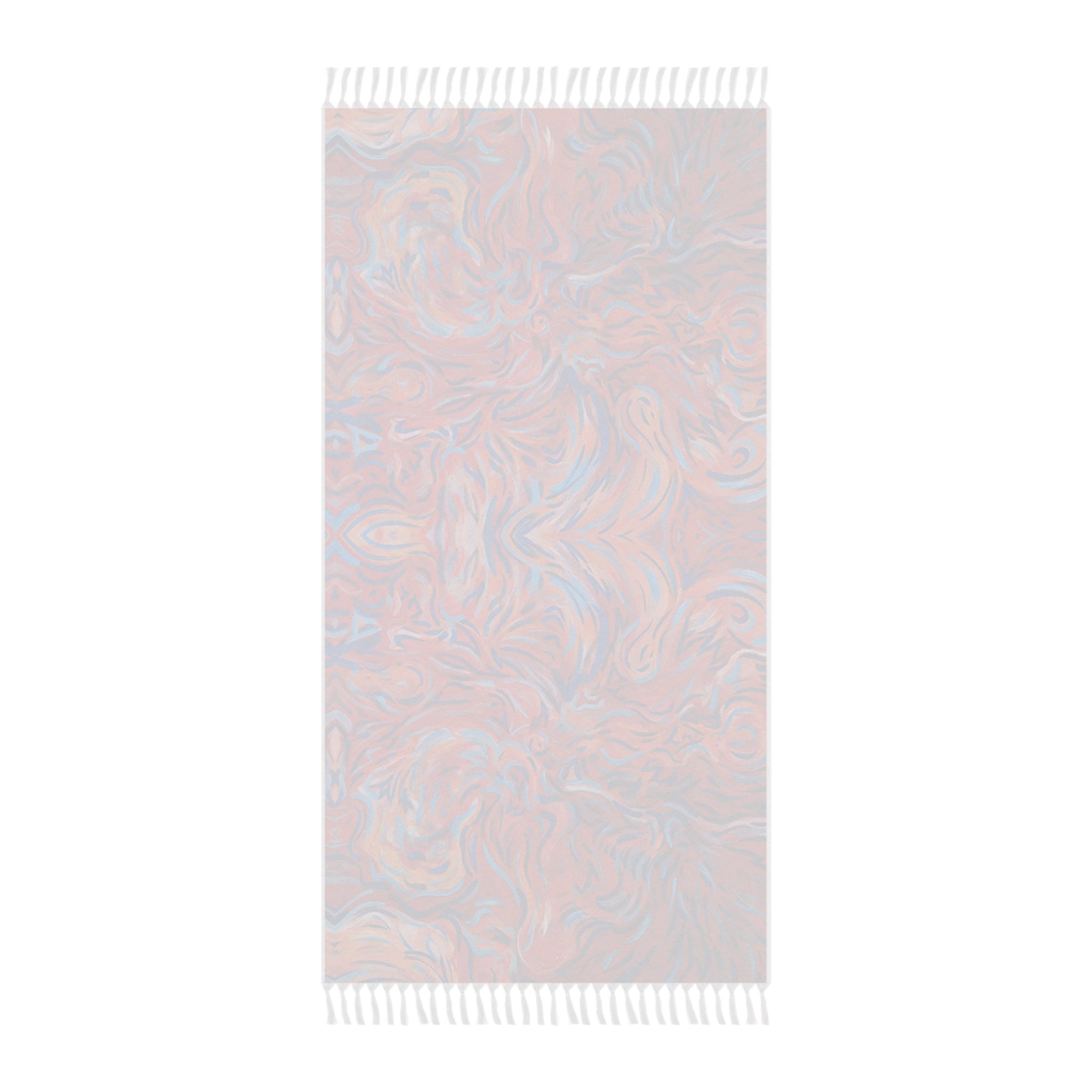 Abstract Flame Swirl: Boho Beach Cloth