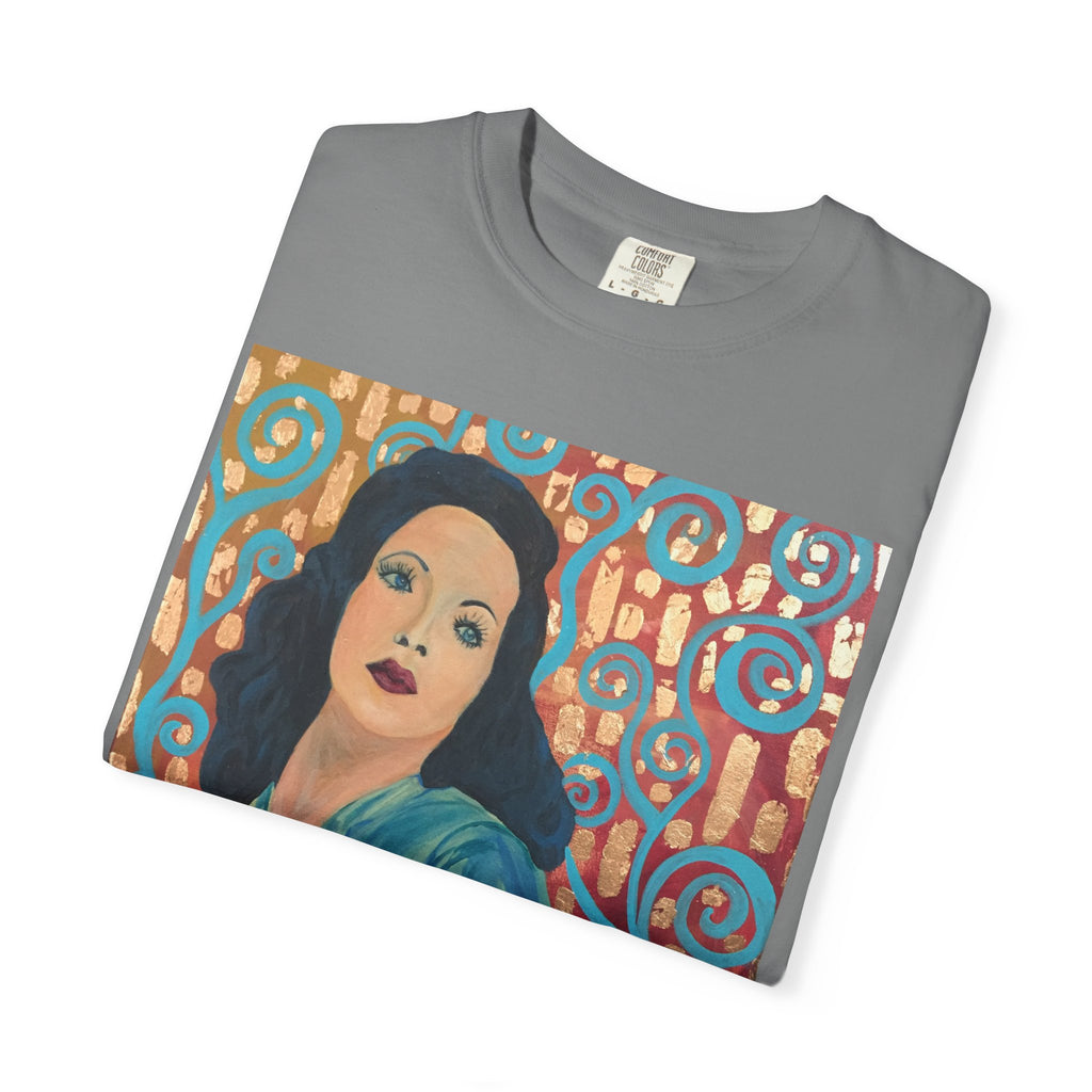 Gene Tierney Painted Portrait T-Shirt — Vintage Hollywood Art Tee