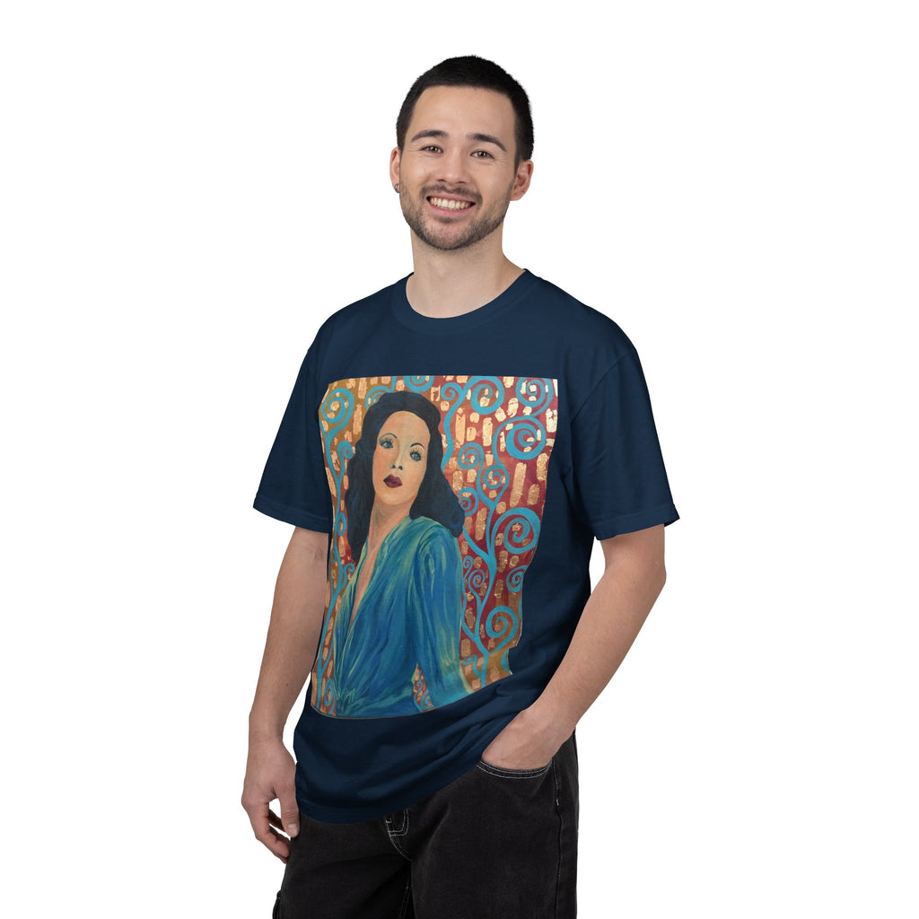 Gene Tierney Painted Portrait T-Shirt — Vintage Hollywood Art Tee