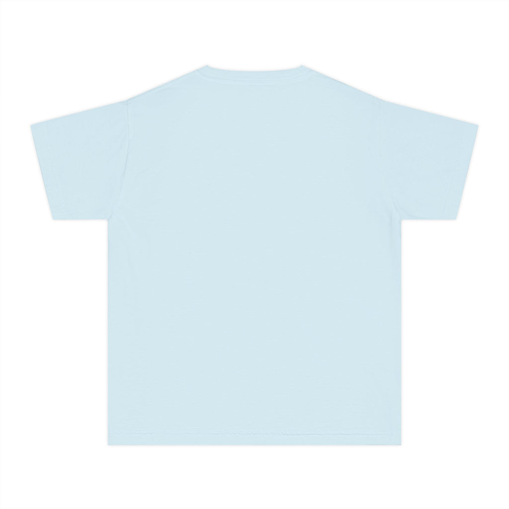 White Dog - Youth Tee — Colorful Pop-Art Puppy Graphic Kids T-Shirt