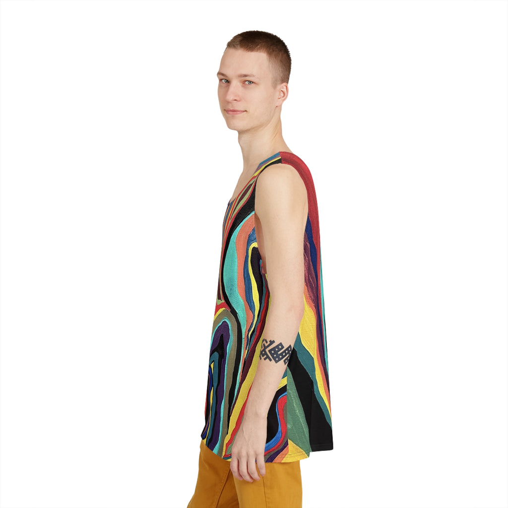 Lines: Men's Tank (AOP)