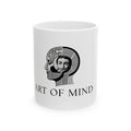 Art of Mind Ceramic Mug — Surreal Head Illustration Coffee Cup (11oz/15oz)