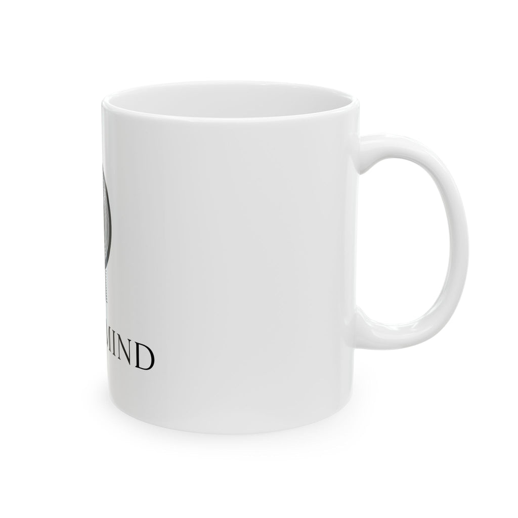 Art of Mind Ceramic Mug — Surreal Head Illustration Coffee Cup (11oz/15oz)