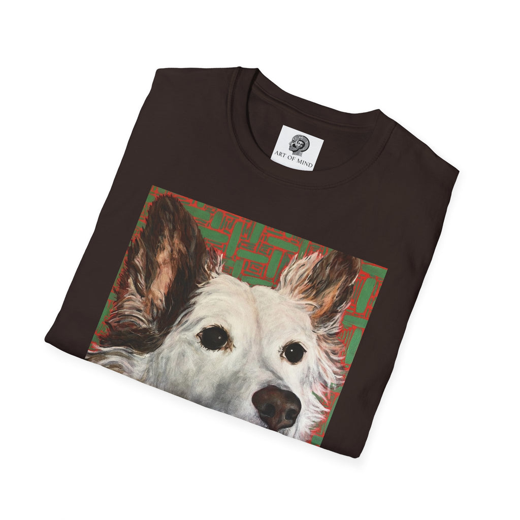White Dog Portrait - T-Shirt