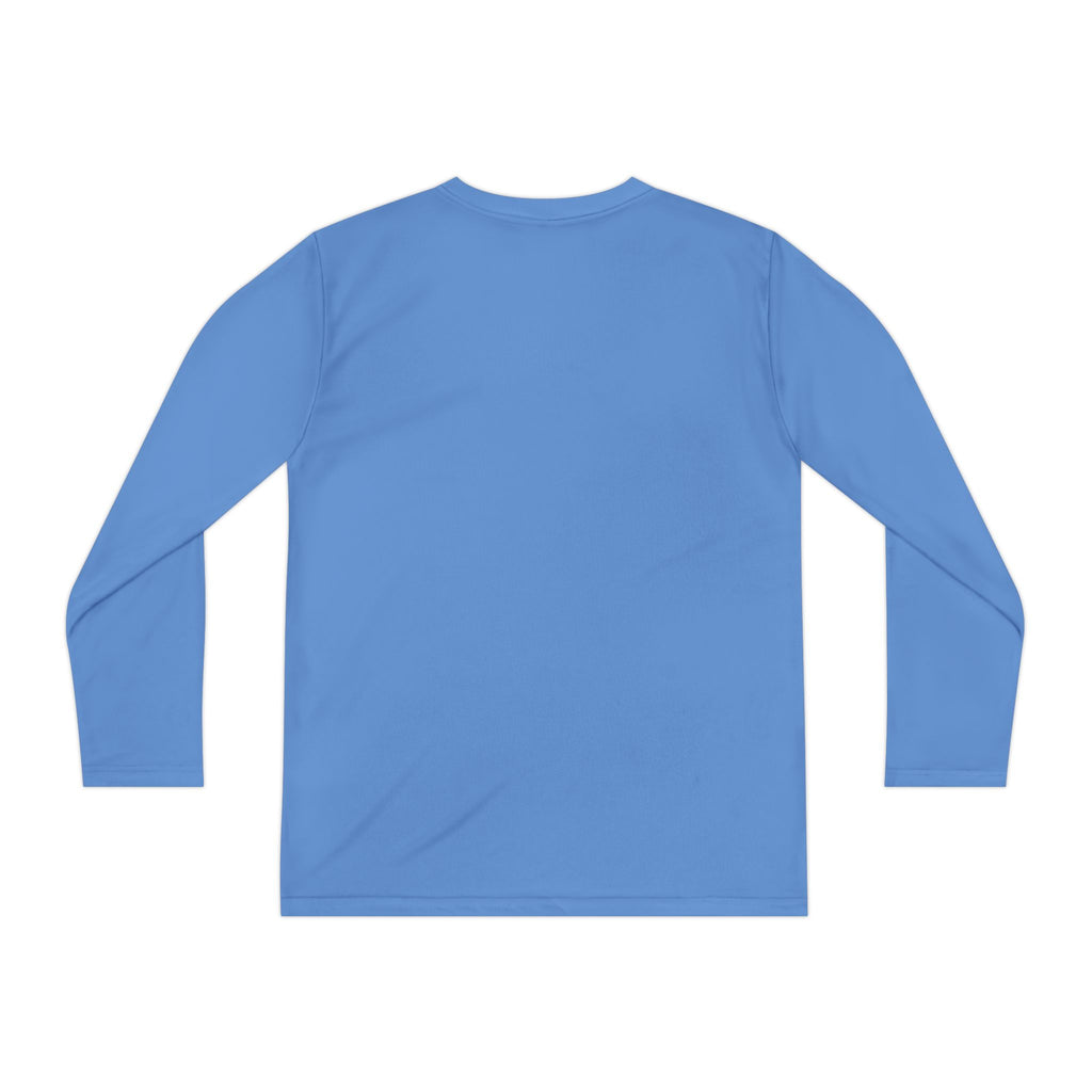White Dog Portrait - Youth Long Sleeve Tee — White Dog Portrait Kids Shirt