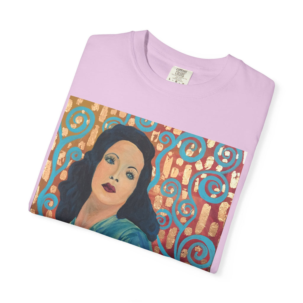 Gene Tierney Painted Portrait T-Shirt — Vintage Hollywood Art Tee