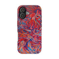 Abstract Flame Swirl Tough Phone Case — Protective Artistic Phone Cover