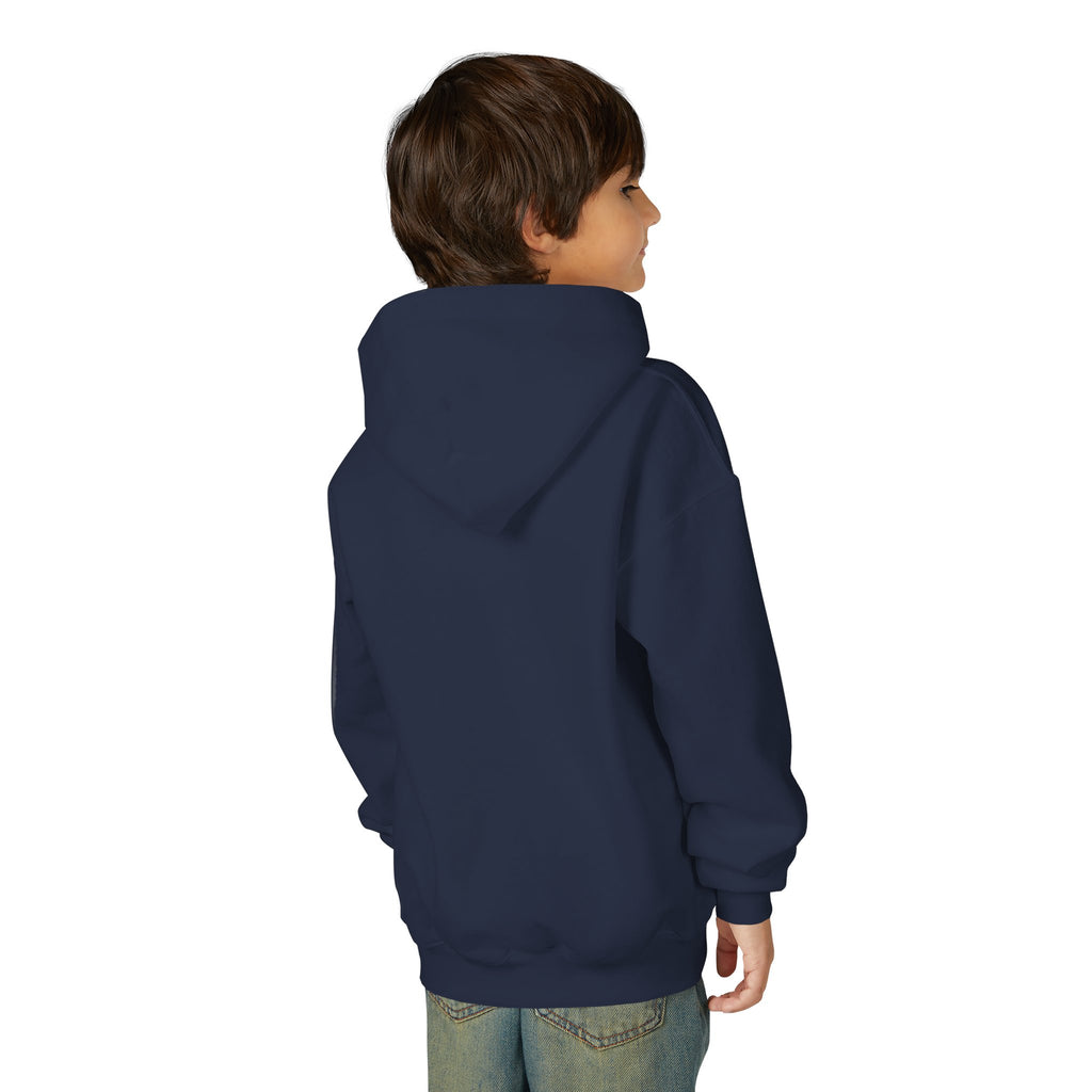 White Dog Portrait Hoodie —  Pullover for Kids