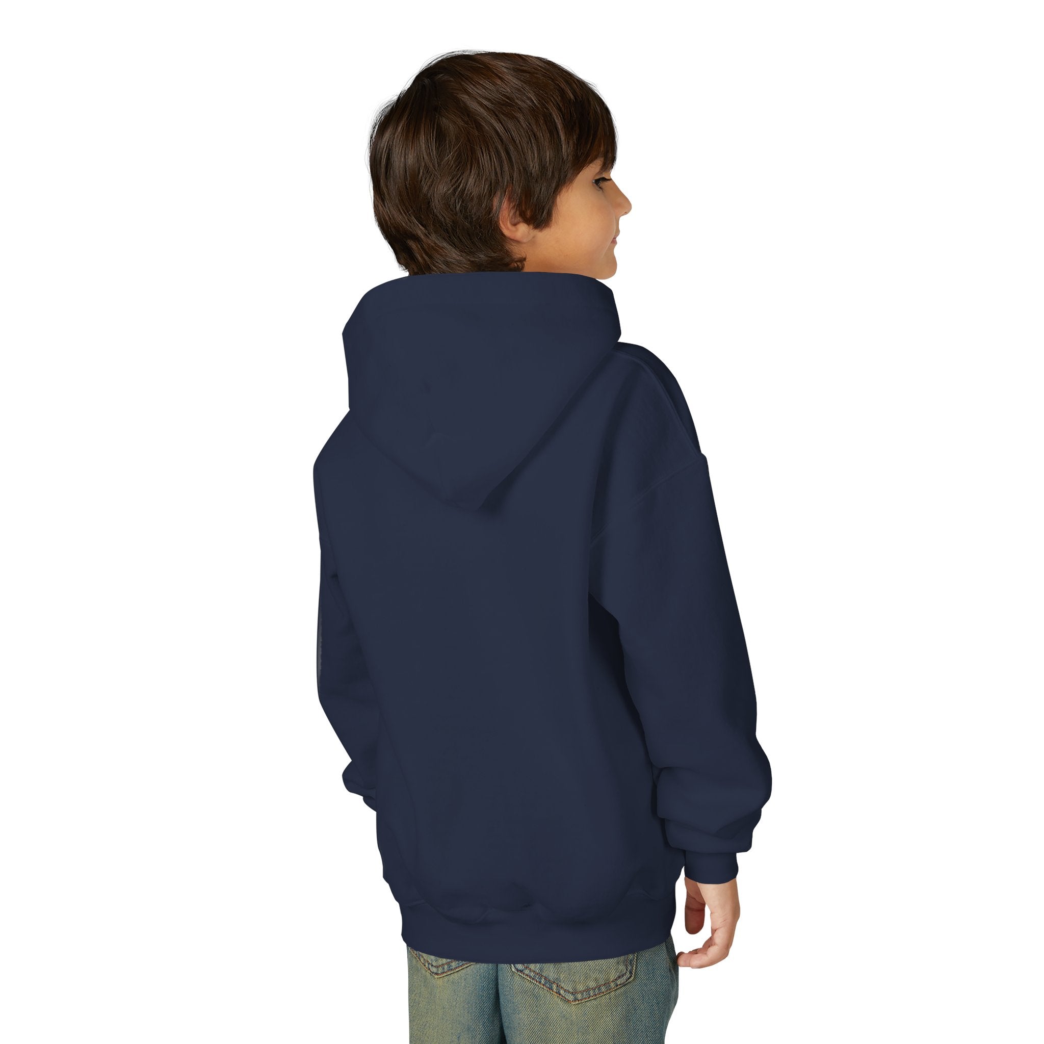 White Dog Portrait Hoodie —  Pullover for Kids