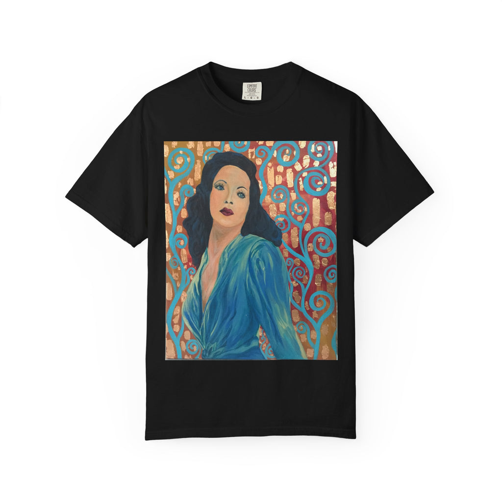 Gene Tierney Painted Portrait T-Shirt — Vintage Hollywood Art Tee