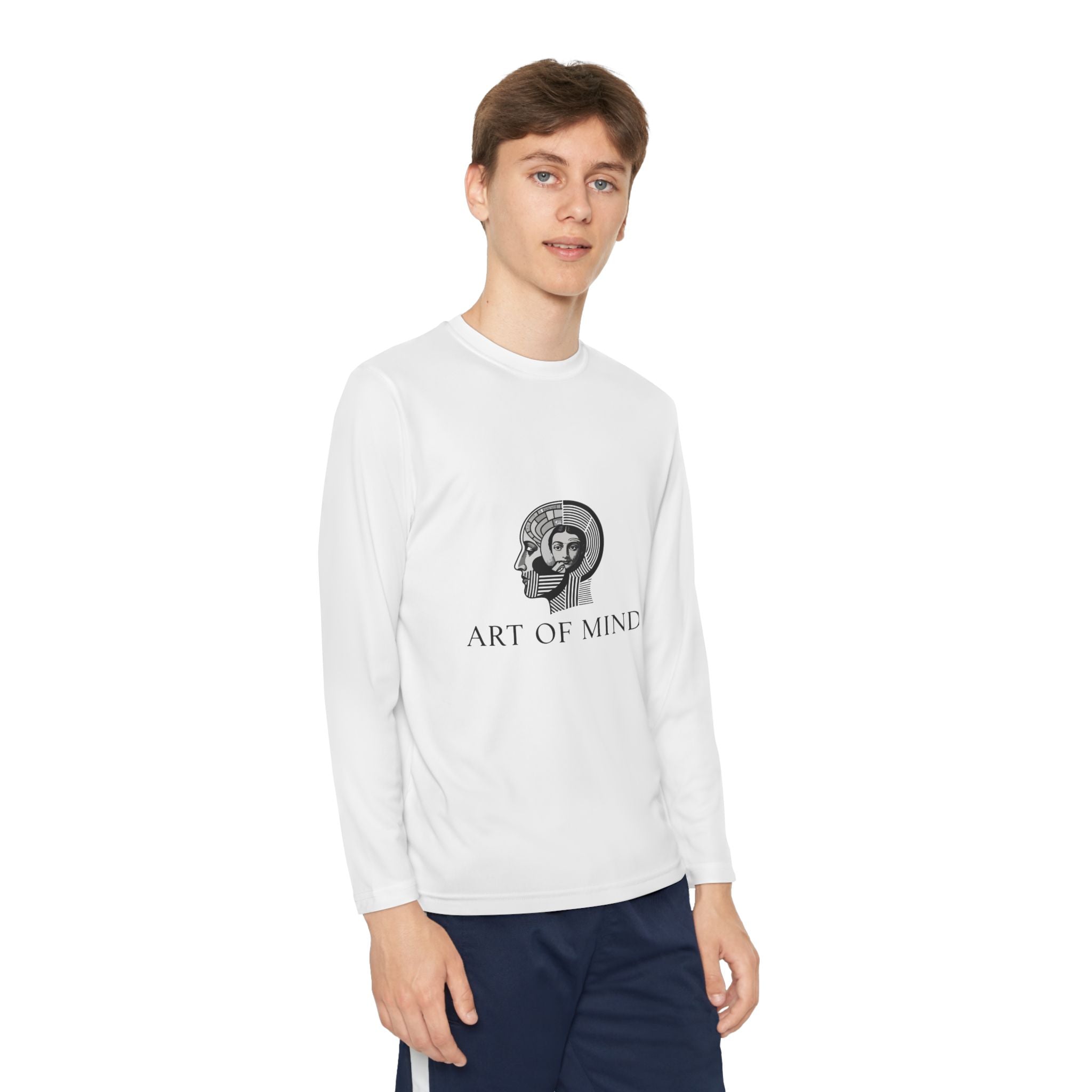 Art of Mind - Youth Long Sleeve Tee — "Art of Mind" Graphic Shirt