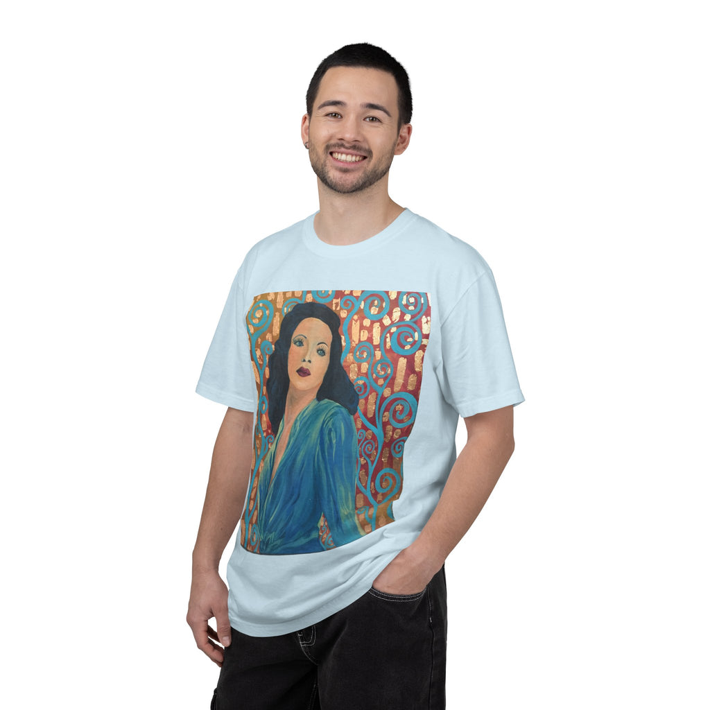 Gene Tierney Painted Portrait T-Shirt — Vintage Hollywood Art Tee