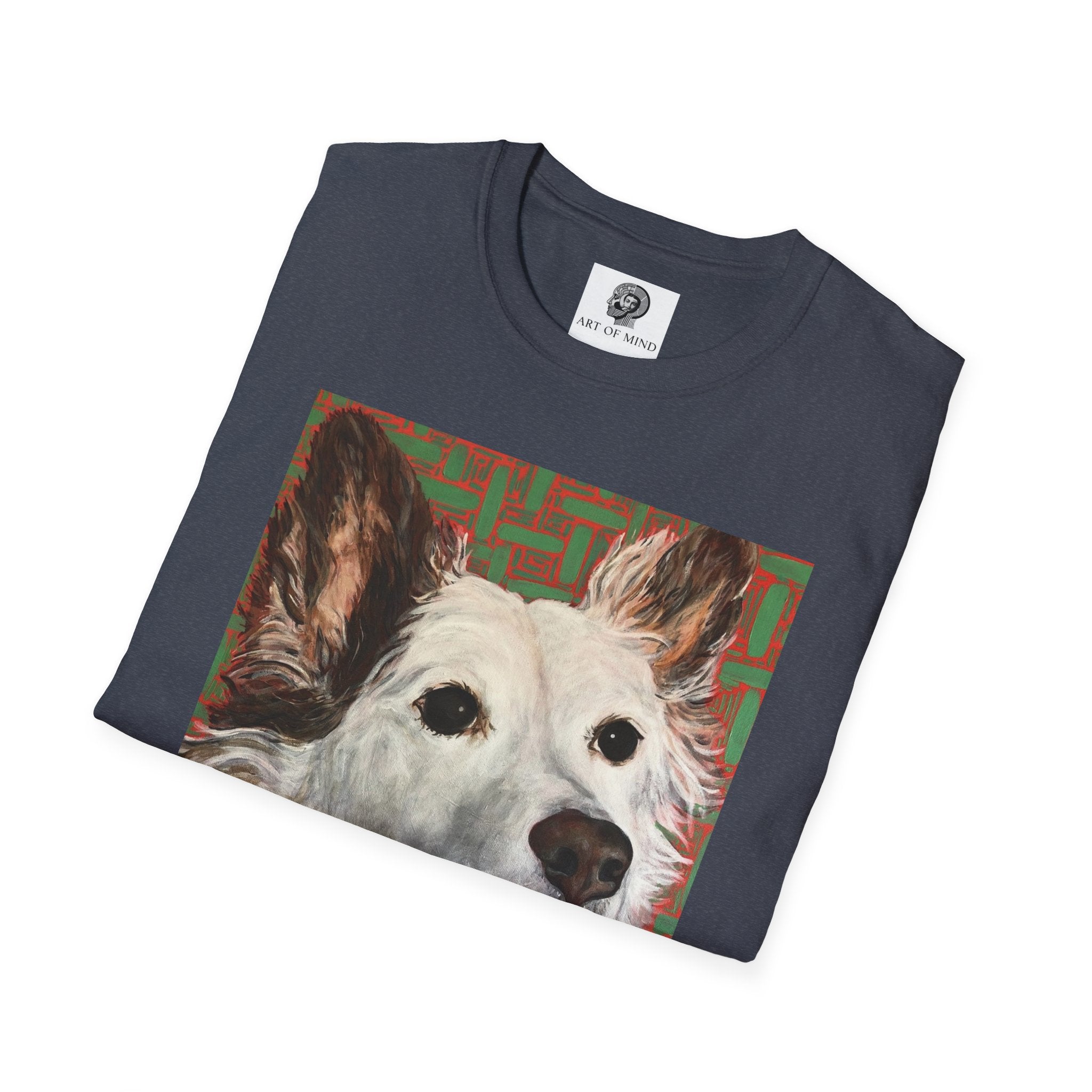 White Dog Portrait - T-Shirt