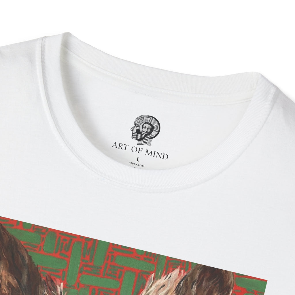 White Dog Portrait - T-Shirt