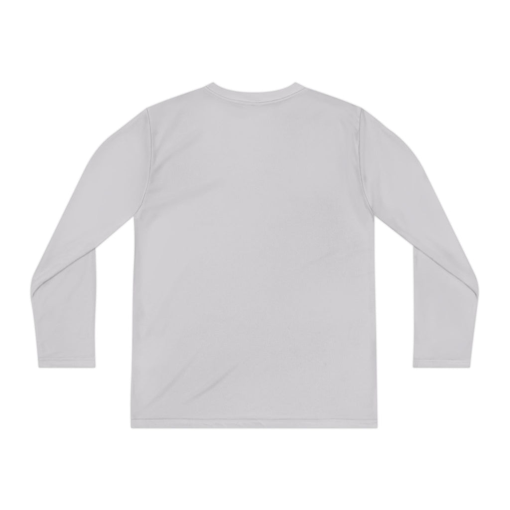 White Dog Portrait - Youth Long Sleeve Tee — White Dog Portrait Kids Shirt