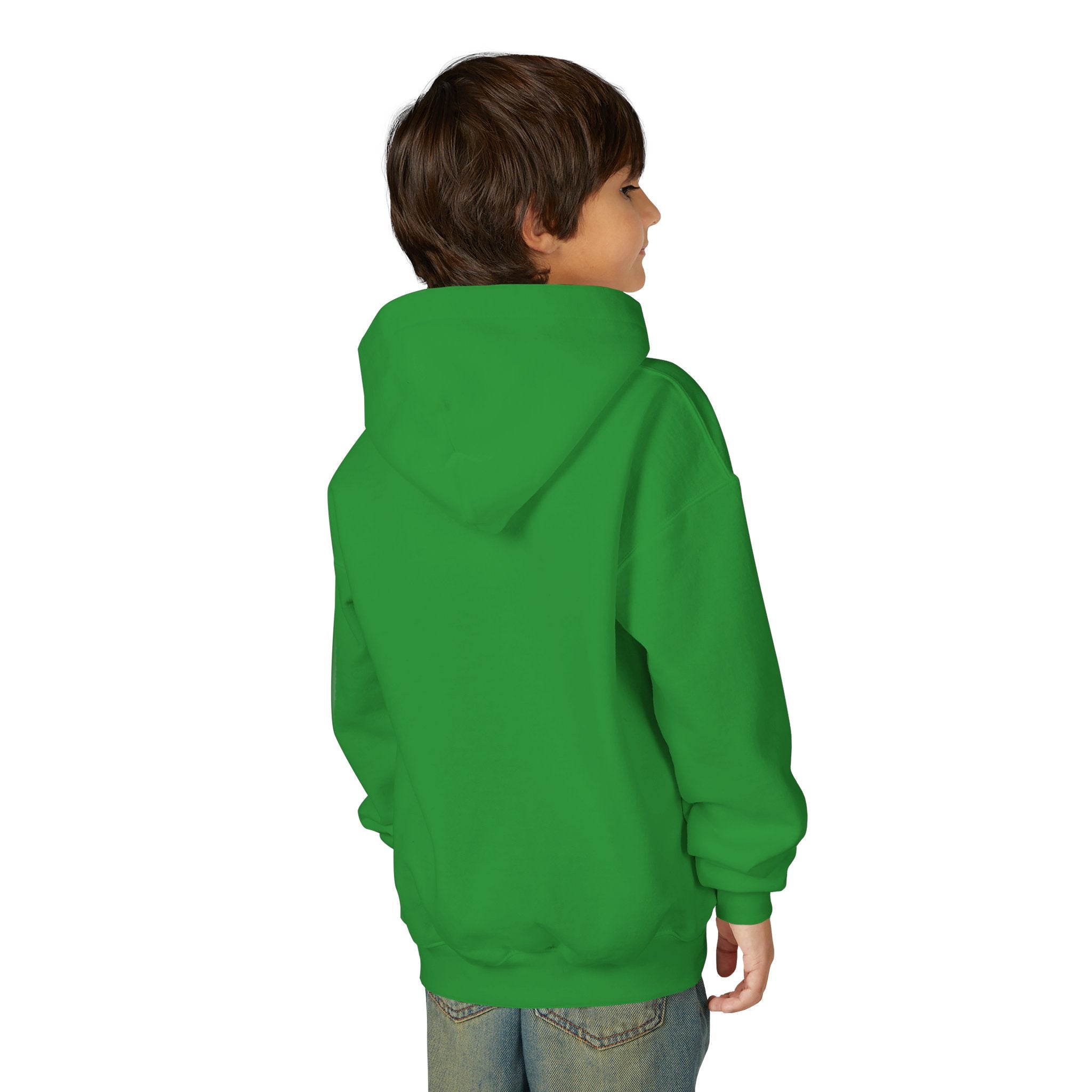 White Dog Portrait Hoodie —  Pullover for Kids