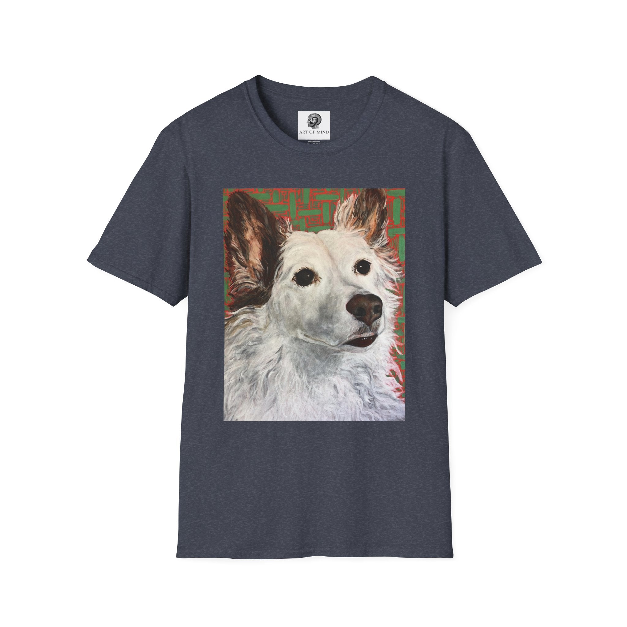 White Dog Portrait - T-Shirt