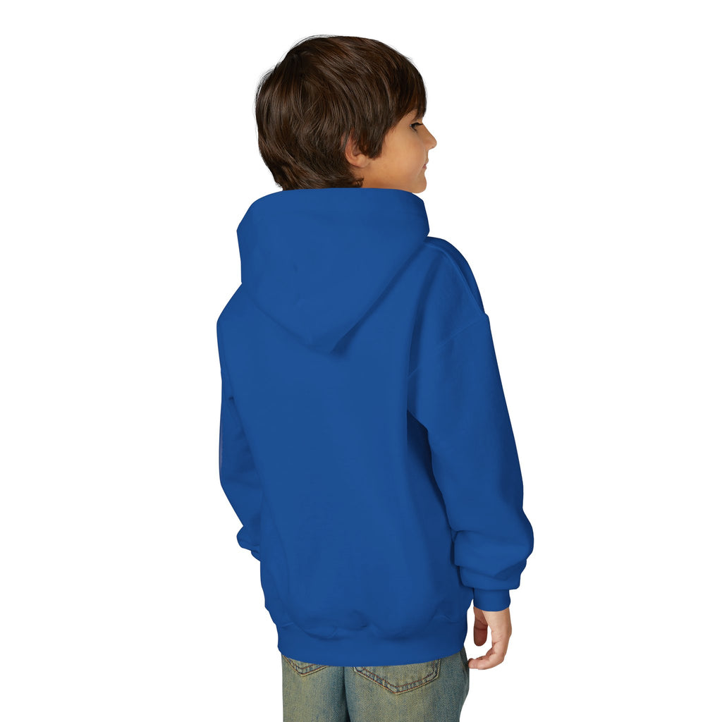 White Dog Portrait Hoodie —  Pullover for Kids