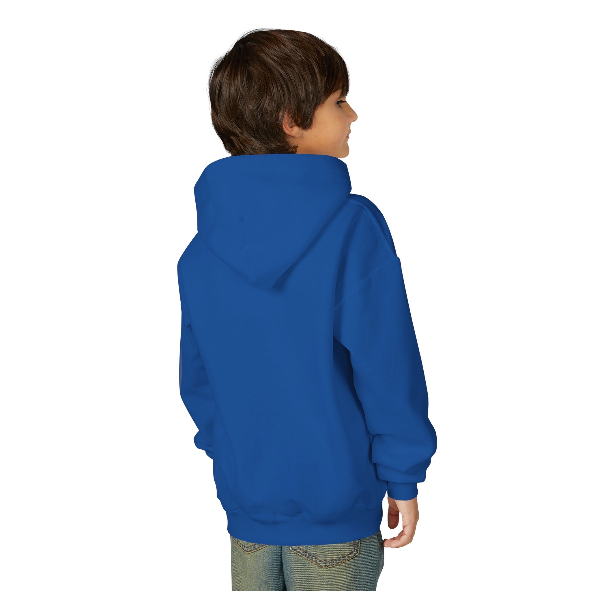 White Dog Portrait Hoodie —  Pullover for Kids