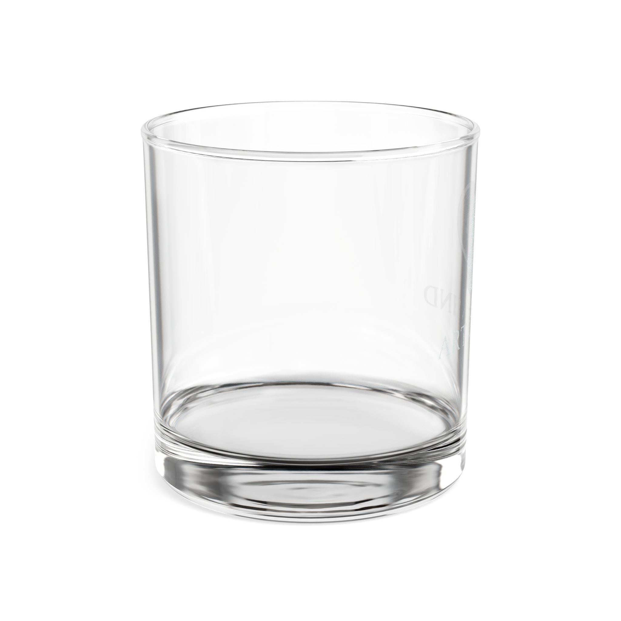Art of Mind - Engraved Whiskey Glass 10.5oz — 'Art of Mind' Skull Design
