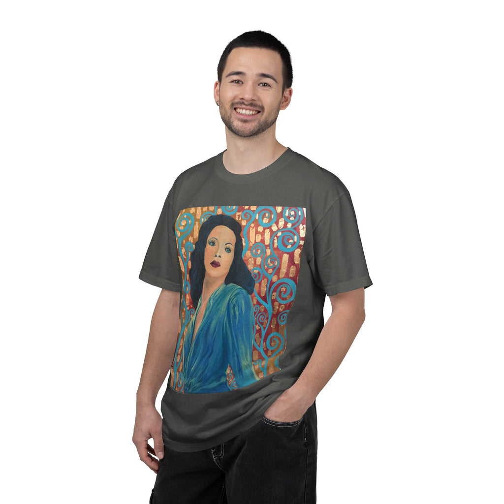 Gene Tierney Painted Portrait T-Shirt — Vintage Hollywood Art Tee