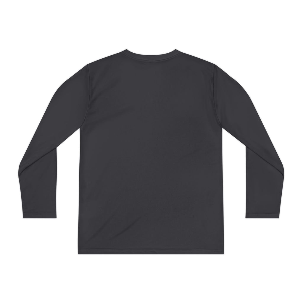 White Dog Portrait - Youth Long Sleeve Tee — White Dog Portrait Kids Shirt
