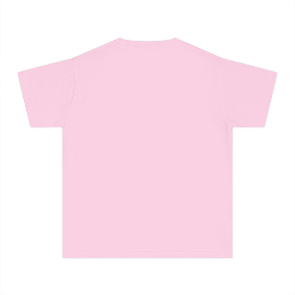 White Dog - Youth Tee — Colorful Pop-Art Puppy Graphic Kids T-Shirt