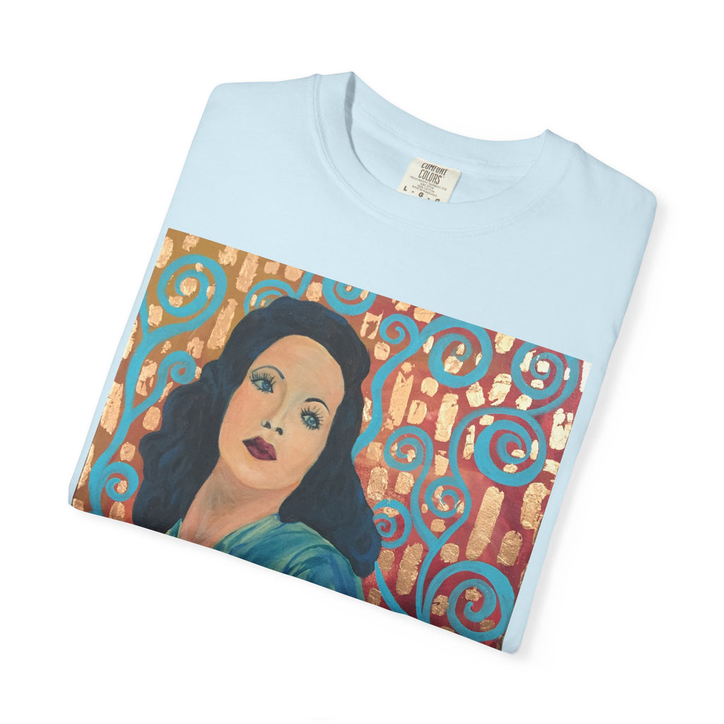 Gene Tierney Painted Portrait T-Shirt — Vintage Hollywood Art Tee