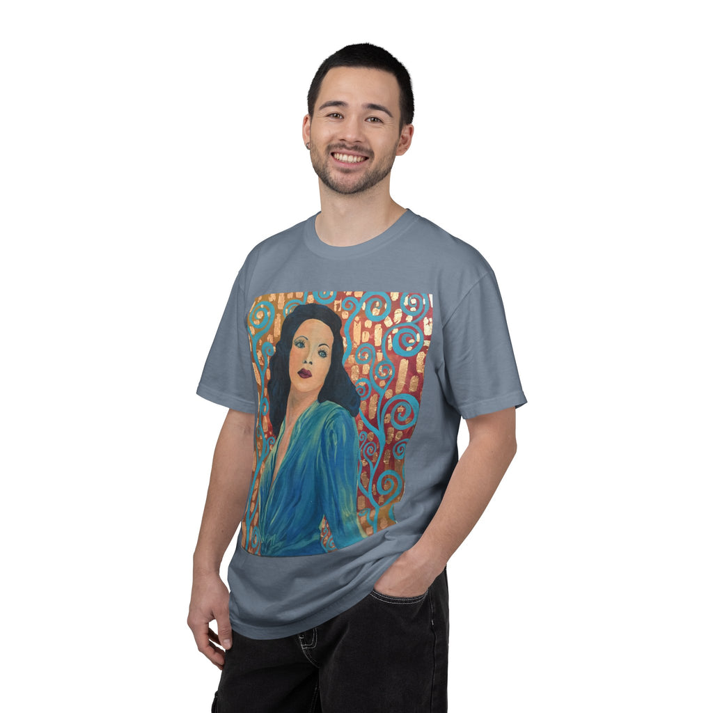 Gene Tierney Painted Portrait T-Shirt — Vintage Hollywood Art Tee