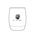 Art of Mind - Engraved 6oz Whiskey Glass — 'Art of Mind' Logo Decanter Glassware, Gift for Whiskey Lovers