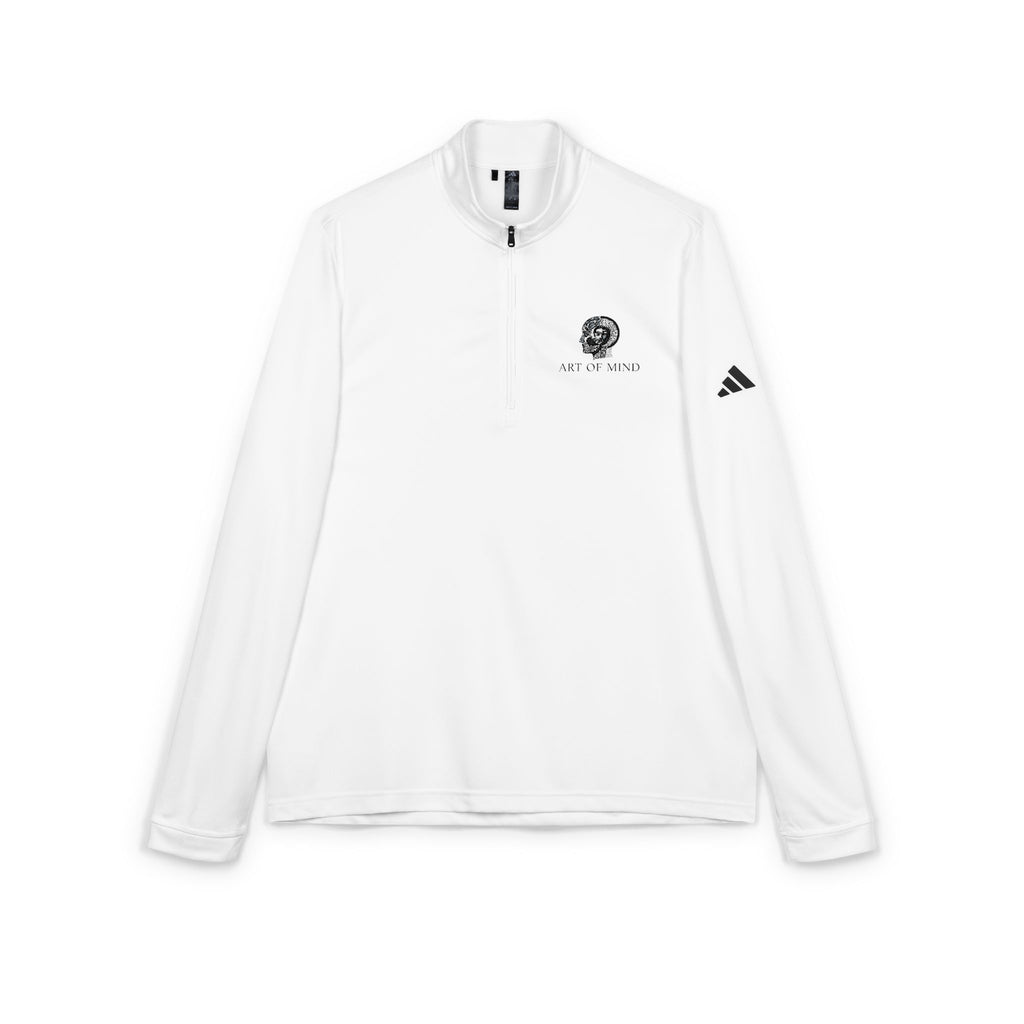 Art of Mind - Embroidered Lion Crest adidas Quarter-Zip Pullover — Adult Lightweight Performance Top