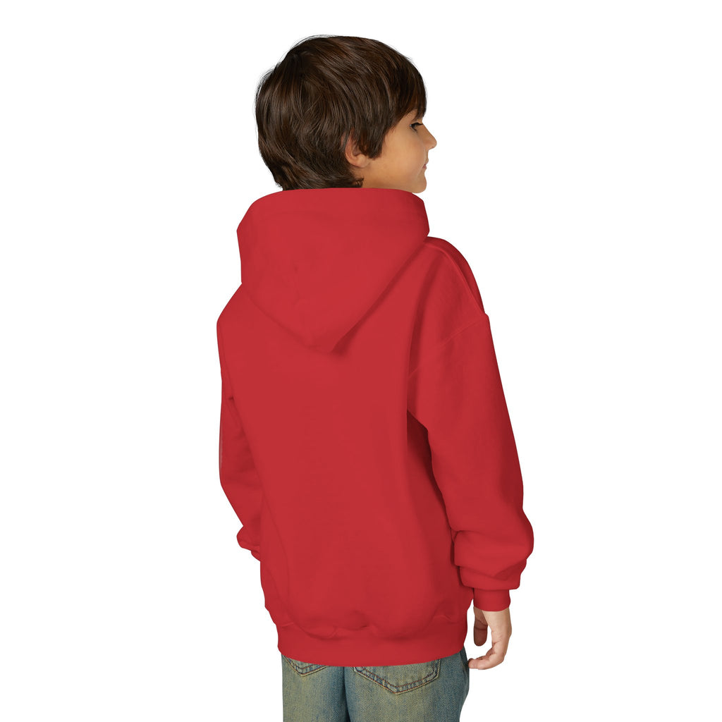 White Dog Portrait Hoodie —  Pullover for Kids