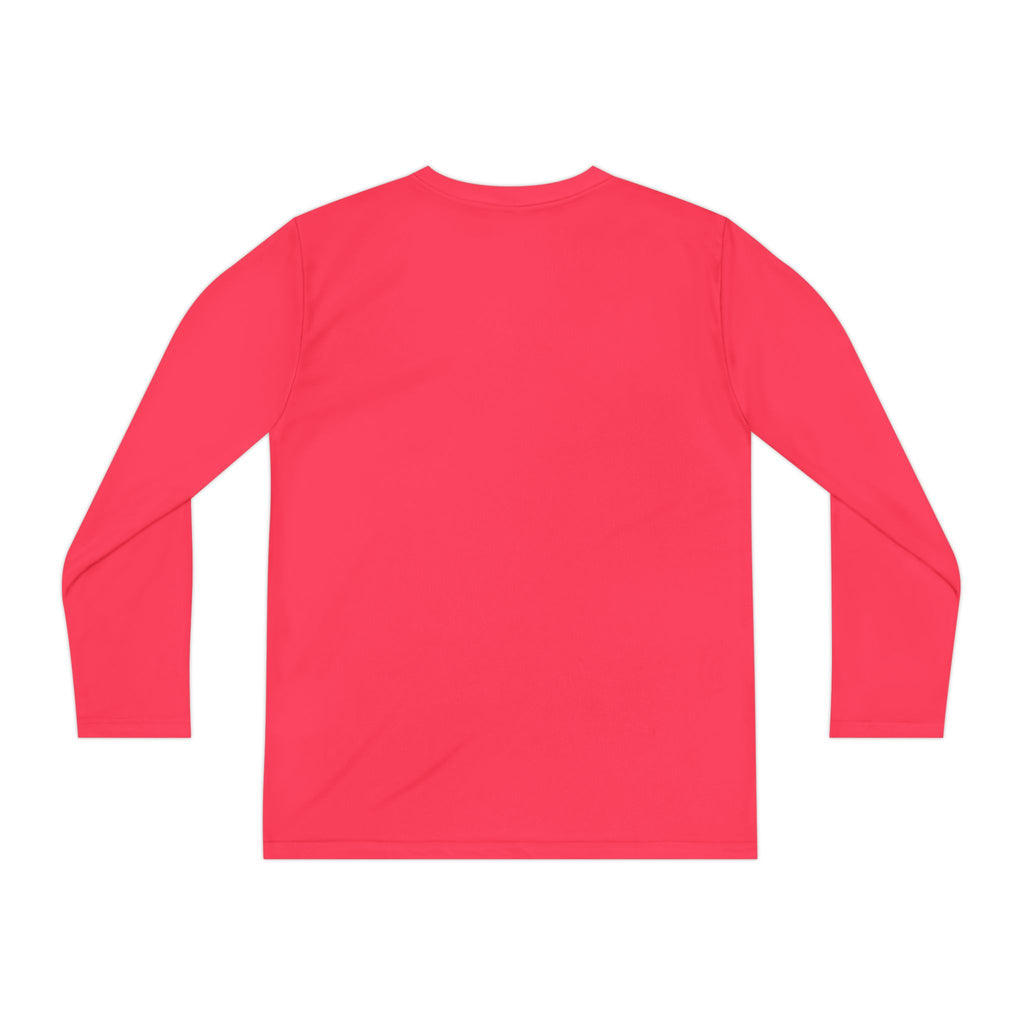 White Dog Portrait - Youth Long Sleeve Tee — White Dog Portrait Kids Shirt