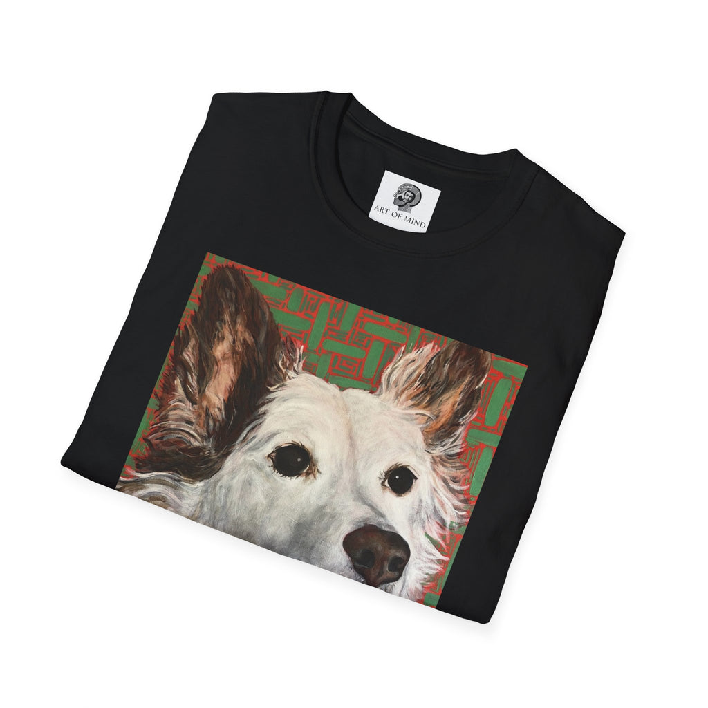 White Dog Portrait - T-Shirt