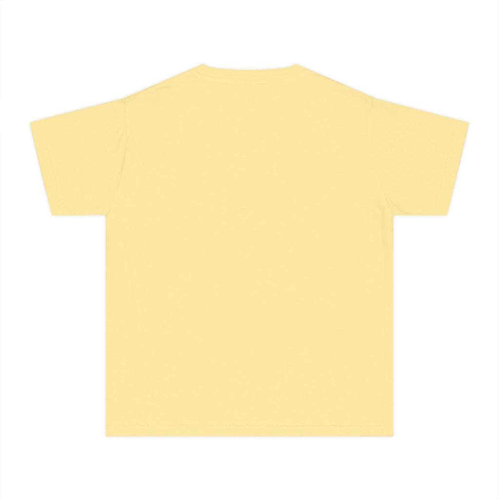 White Dog - Youth Tee — Colorful Pop-Art Puppy Graphic Kids T-Shirt