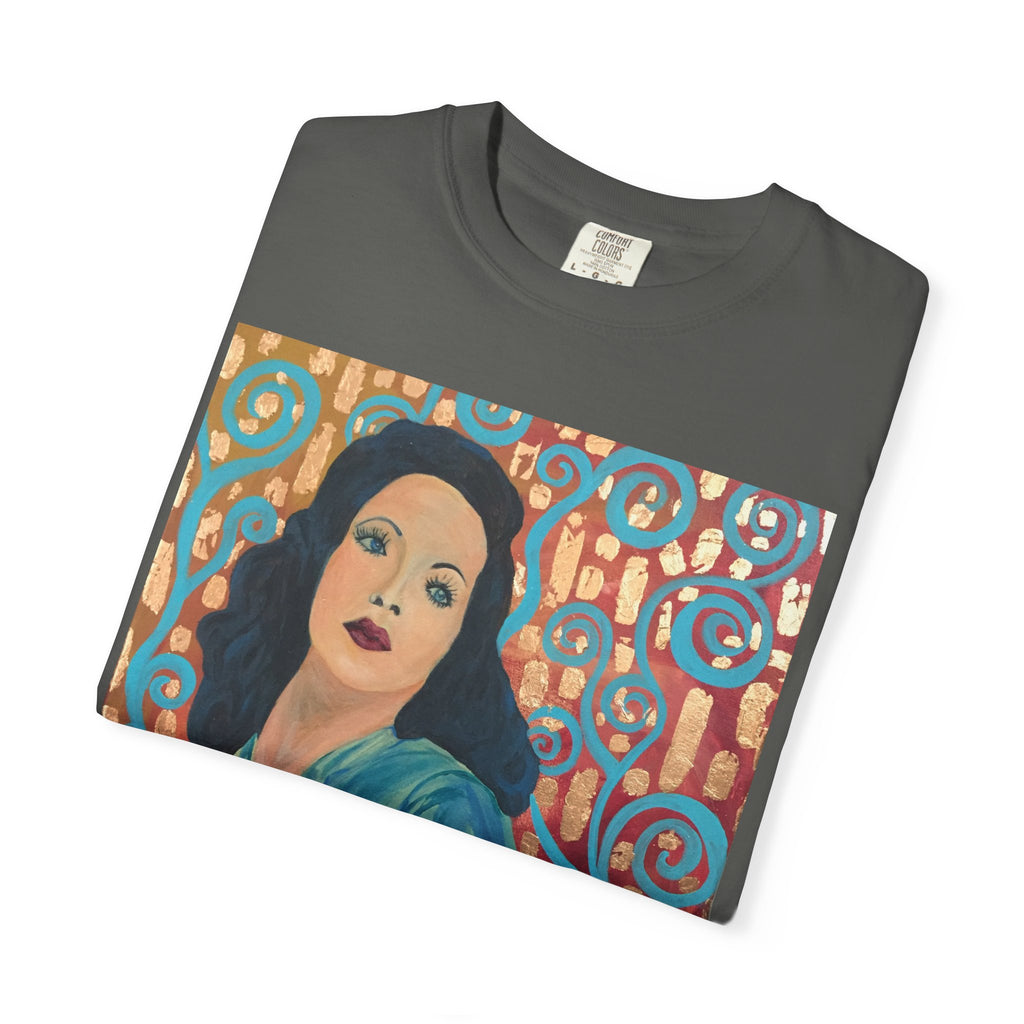 Gene Tierney Painted Portrait T-Shirt — Vintage Hollywood Art Tee