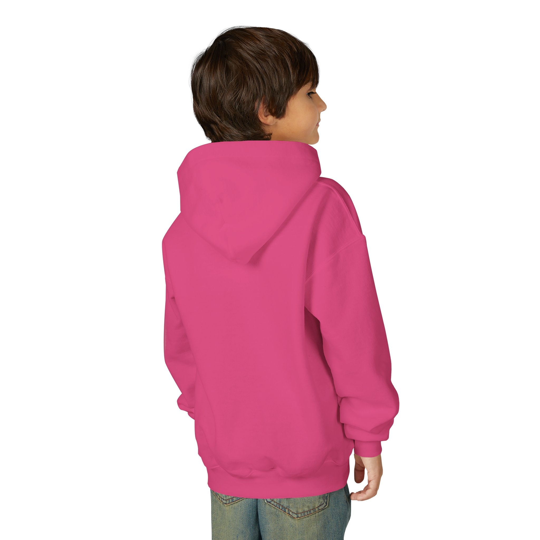 White Dog Portrait Hoodie —  Pullover for Kids