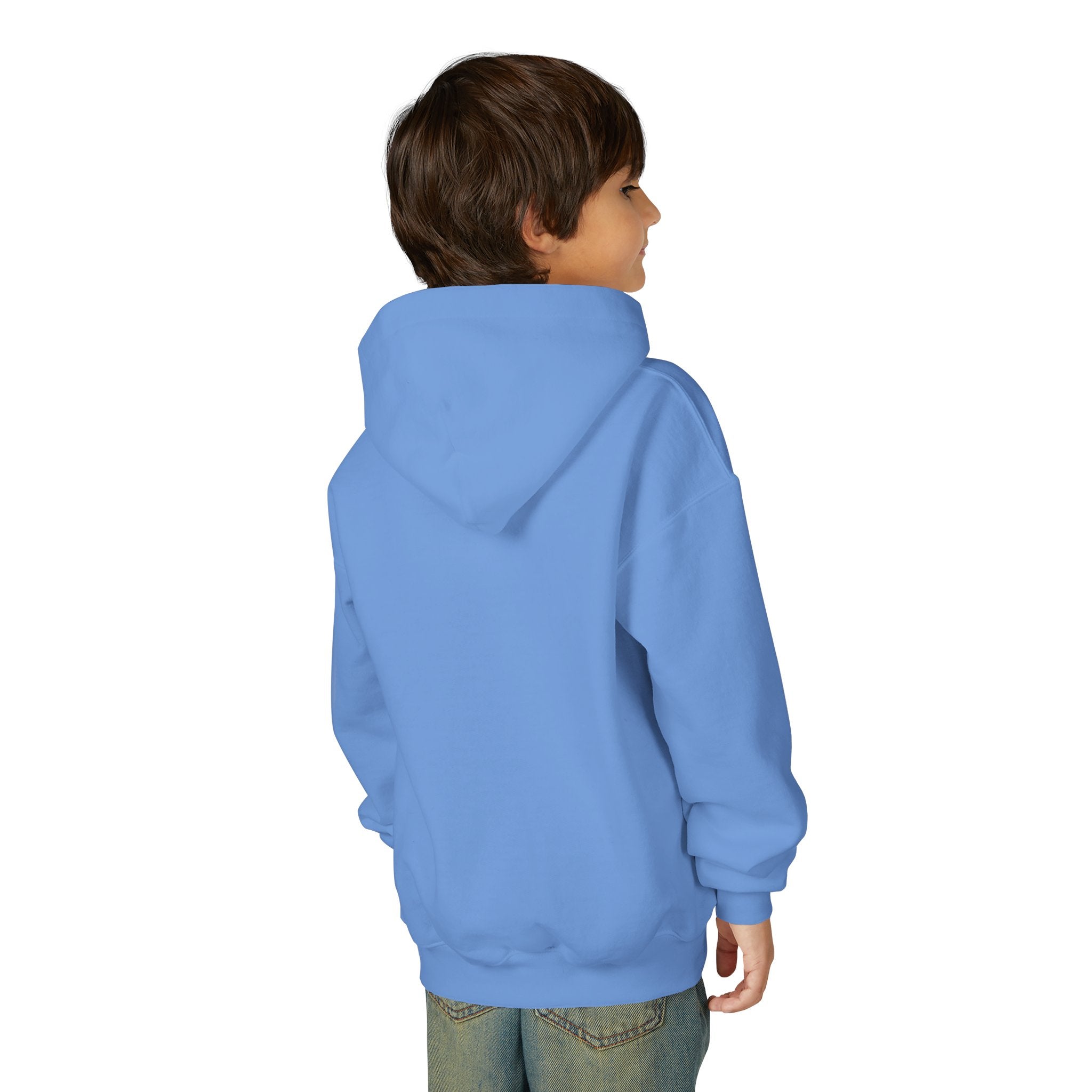 White Dog Portrait Hoodie —  Pullover for Kids