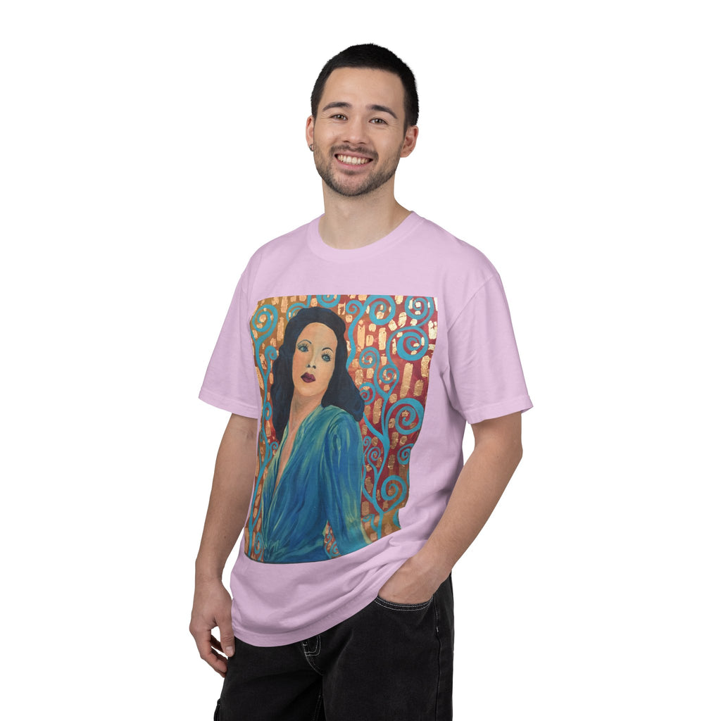 Gene Tierney Painted Portrait T-Shirt — Vintage Hollywood Art Tee