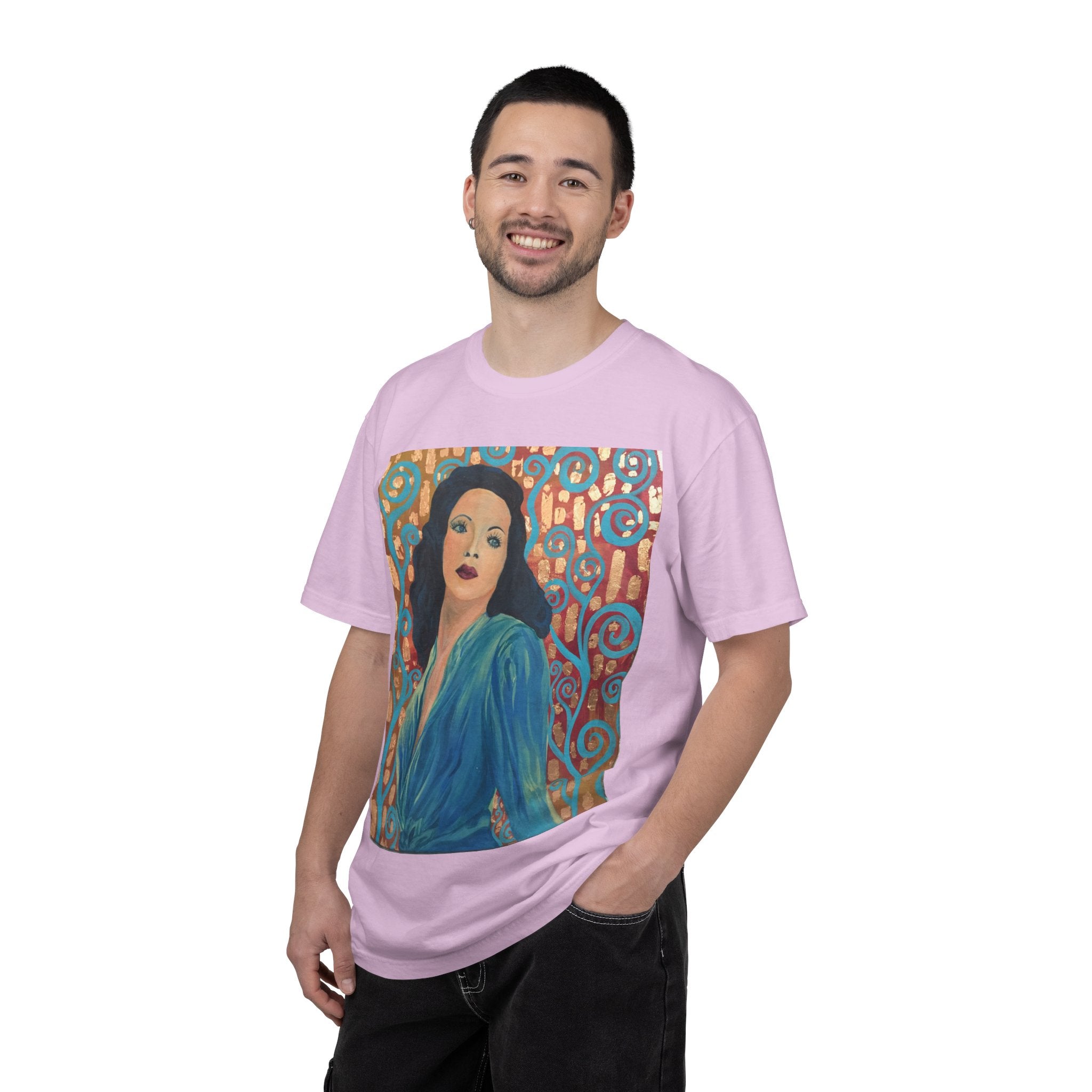 Gene Tierney Painted Portrait T-Shirt — Vintage Hollywood Art Tee