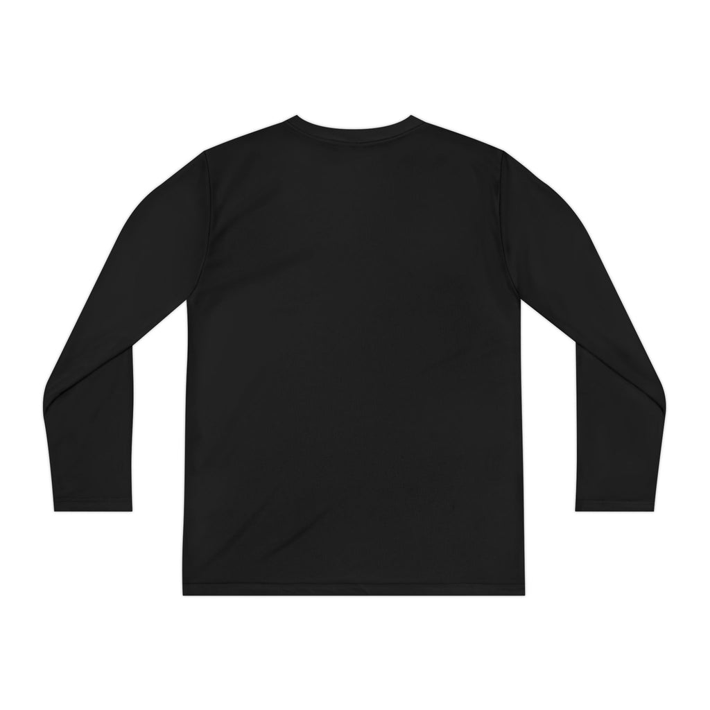 White Dog Portrait - Youth Long Sleeve Tee — White Dog Portrait Kids Shirt
